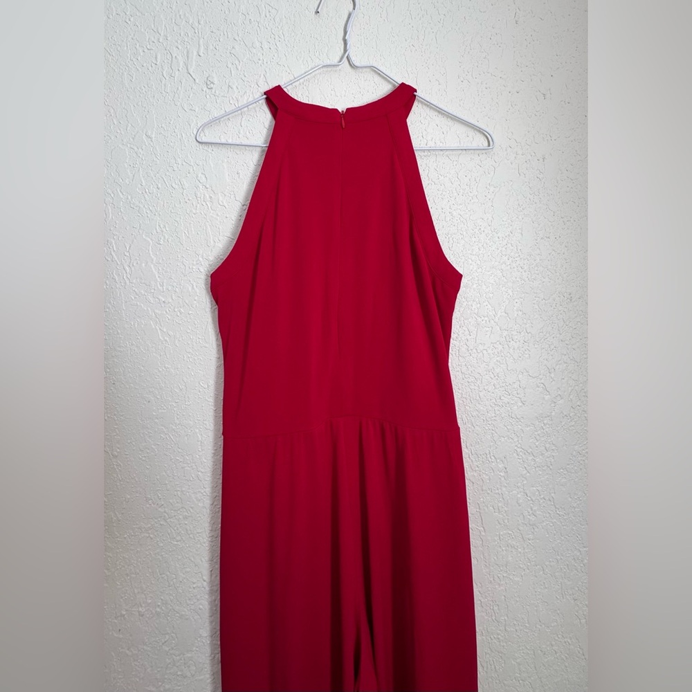 Lauren Ralph Lauren Crimson Halter Jumpsuit - Picture 3 of 3